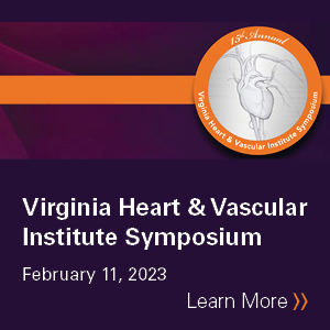 Fifteenth Annual Virginia Heart & Vascular Institute Symposium (VHVI Symposium) Banner